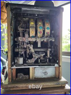 Antique 1946s Mills Golden Falls 5 Cent Slot Machine 100% perfect condition