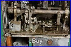 Antique 1947 Mills 5 Cent Token Bell Slot Machine Somewhat Working