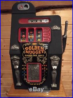 Antique 25 cent slot machine