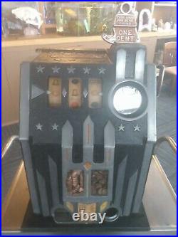 Antique 30s Pace Comet Penny 1c Slot Machine