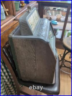 Antique 5 Cent Caille Brothers Superior Bell Slot Machine