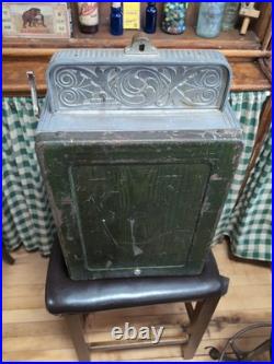 Antique 5 Cent Caille Brothers Superior Bell Slot Machine