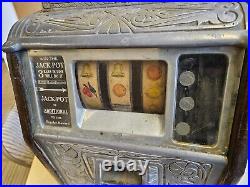 Antique 5 Cent Caille Brothers Superior Bell Slot Machine, ca. 1920 ATTIC FIND