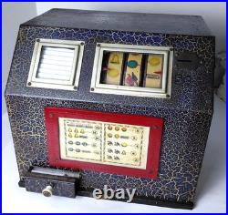 Antique 5 Cent Cigarette Slot Machine Royal Flush Trade Stimulator Groetchen Antique 5 Cent Cigarette Slot Machine Royal Flush Trade Stimulator Groetchen