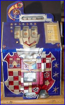 Antique 5-Cent Mills Castle Front Slot Machine