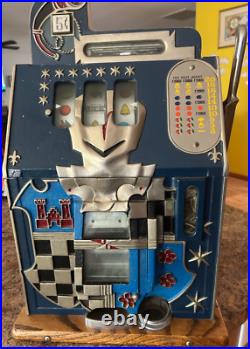 Antique 5¢ MILLS Novelty Co. Mystery Coin Op Slot Machine, circa 1930