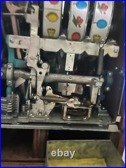 Antique 5¢ MILLS Novelty Co. Mystery Coin Op Slot Machine, circa 1930