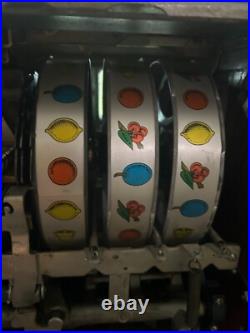 Antique 5¢ MILLS Novelty Co. Mystery Coin Op Slot Machine, circa 1930