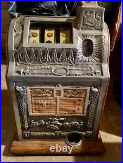 Antique 5 cent Slot Machine in great cond