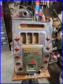 Antique 5c MILLS Slot Machine Original Survivor Recently Serviced Plays Great