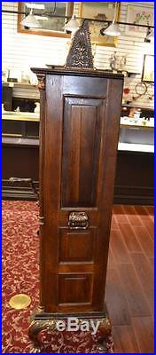 Antique Admiral Dewey 5c Nickel Upright Floor Model Slot Machine by Mills