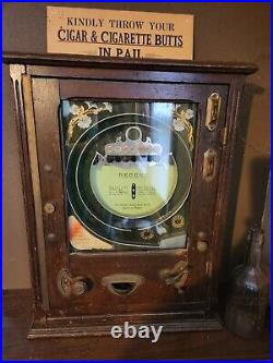 Antique Allwin REGENT Arcade Penny Slot Machine WORKS EX