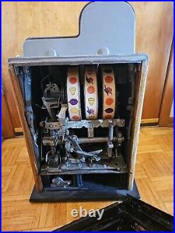 Antique Buckley 5 Cent Slot Machine 1943