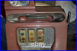 Antique Buckley Slot Machine 5 Cent Nice Working Original Local Pick-up In N. J