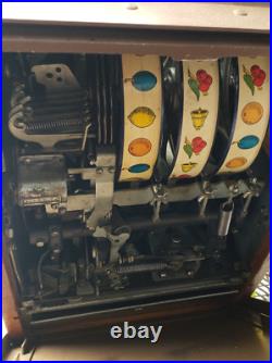 Antique Buckley dime slot machine art deco styling WORKS