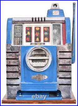 Antique Caille Play-Boy No Lemon's 5 Cent Slot Machine