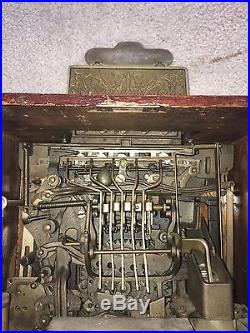 Antique Caille's Ben Hur Nickel Slot Machine