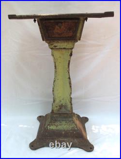 Antique Cast Iron Coin Op Machine Stand c. 1900 1910