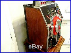Antique Coin Slot Machine Mills Bursting Cherry 25 Cent