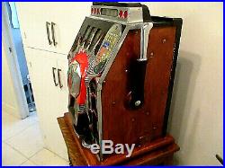 Antique Coin Slot Machine Mills Bursting Cherry 25 Cent