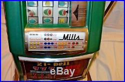 Antique Collectible Mills 5 Cent Coin Slot Machine