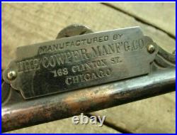 Antique Cowper Manufacturing Slot Machine Trade Stimulator Cast Iron Frame