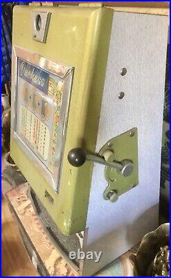 Antique English British 1 Cent Duchess MK III Slot Machine HEAVY PICKUP ONLY
