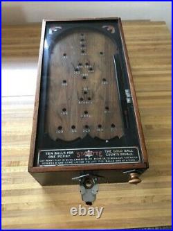 Antique English Starette Pinball Arcade Very Old and Rare Find Slot Machine