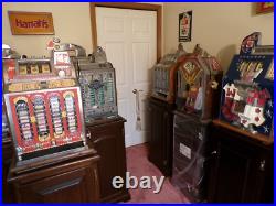 Antique Jennings 5 Cent Quality Mint slot machine 4 column 1930