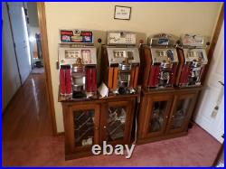 Antique Jennings 5 Cent Quality Mint slot machine 4 column 1930
