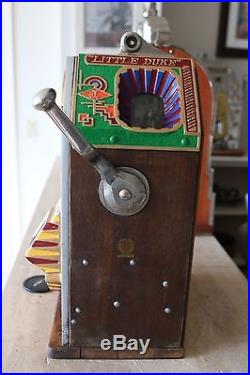 Antique Jennings Little Duke 10c Penny Slot Machine