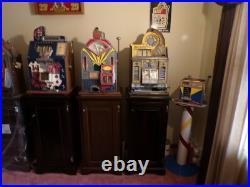 Antique Jennings Little Duke Slot Machine 1 cent #71 16788 Triple Jackpot