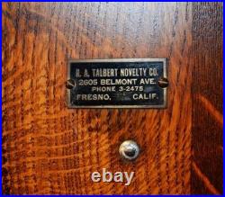 Antique Jennings Little Duke Slot Machine 1 cent #71 16788 Triple Jackpot