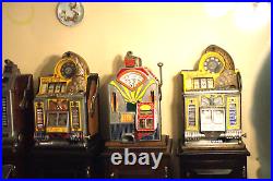 Antique Jennings Little Duke Slot Machine 1 cent #71 16788 Triple Jackpot