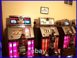 Antique Jennings Little Duke Slot Machine 1 cent #71 16788 Triple Jackpot