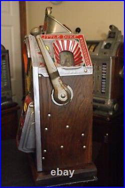 Antique Jennings Little Duke Slot Machine 1 cent #71 16788 Triple Jackpot