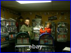 Antique Jennings Little Duke Slot Machine 1 cent #71 16788 Triple Jackpot