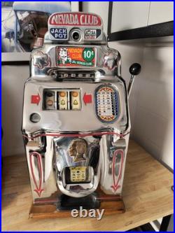 Antique Jennings Nevada Club Tic Tac Toe slot machines