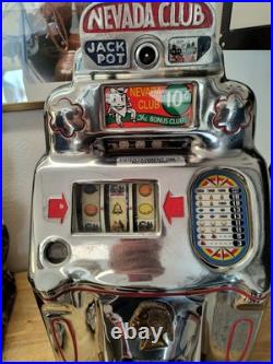 Antique Jennings Nevada Club Tic Tac Toe slot machines