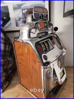 Antique Jennings Nevada Club Tic Tac Toe slot machines