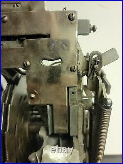 Antique Jennings Slot Machine Tic Tac Toe Mechanism W Jackpot For Parts Repair