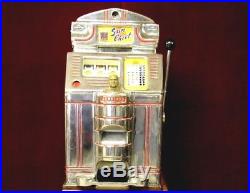 Antique Jennings Sun Chief Slot Machine 25 cent