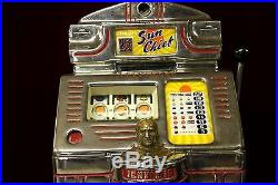 Antique Jennings Sun Chief Slot Machine 25 cent