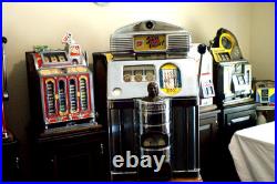 Antique Jennings Sun Chief Solid Front 50 Cent Slot Machine