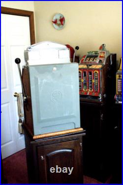 Antique Jennings Sun Chief Solid Front 50 Cent Slot Machine