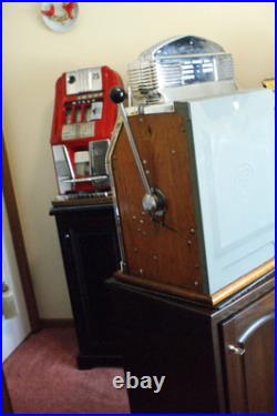 Antique Jennings Sun Chief Solid Front 50 Cent Slot Machine