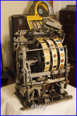 Antique Jennings Sun Chief Solid Front 50 Cent Slot Machine