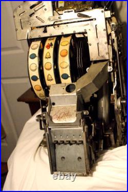 Antique Jennings Sun Chief Solid Front 50 Cent Slot Machine