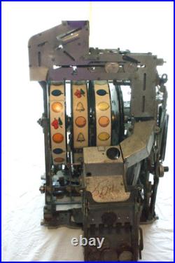 Antique Jennings Sun Chief Solid Front 50 Cent Slot Machine