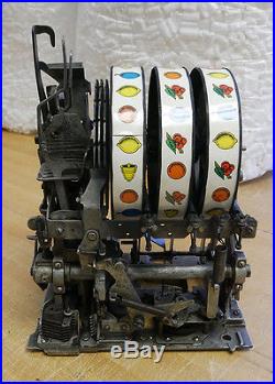 Antique MILLS Castle Front 5 Cent Slot Machine